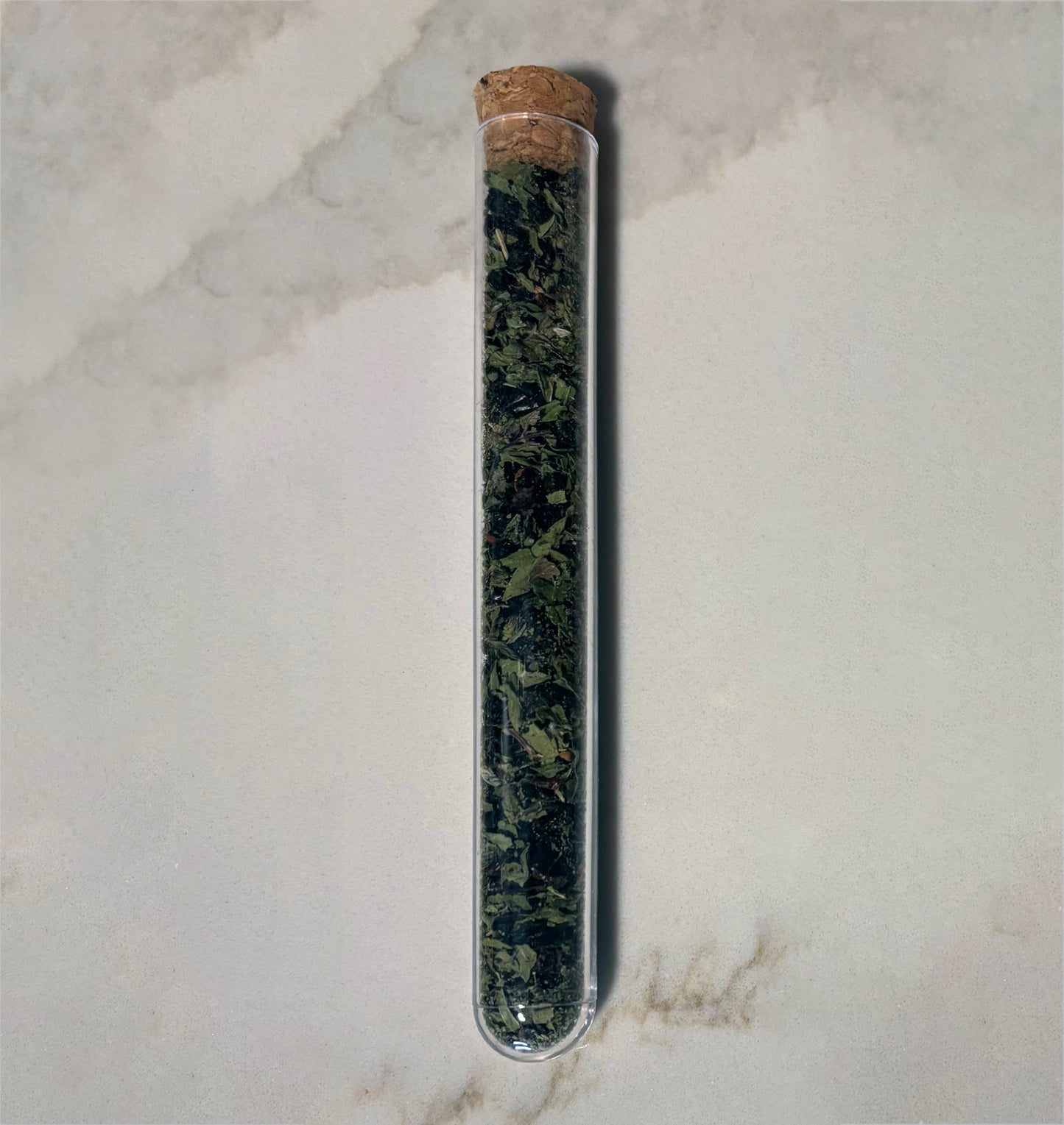 Elderberry Mint Tea Test Tube